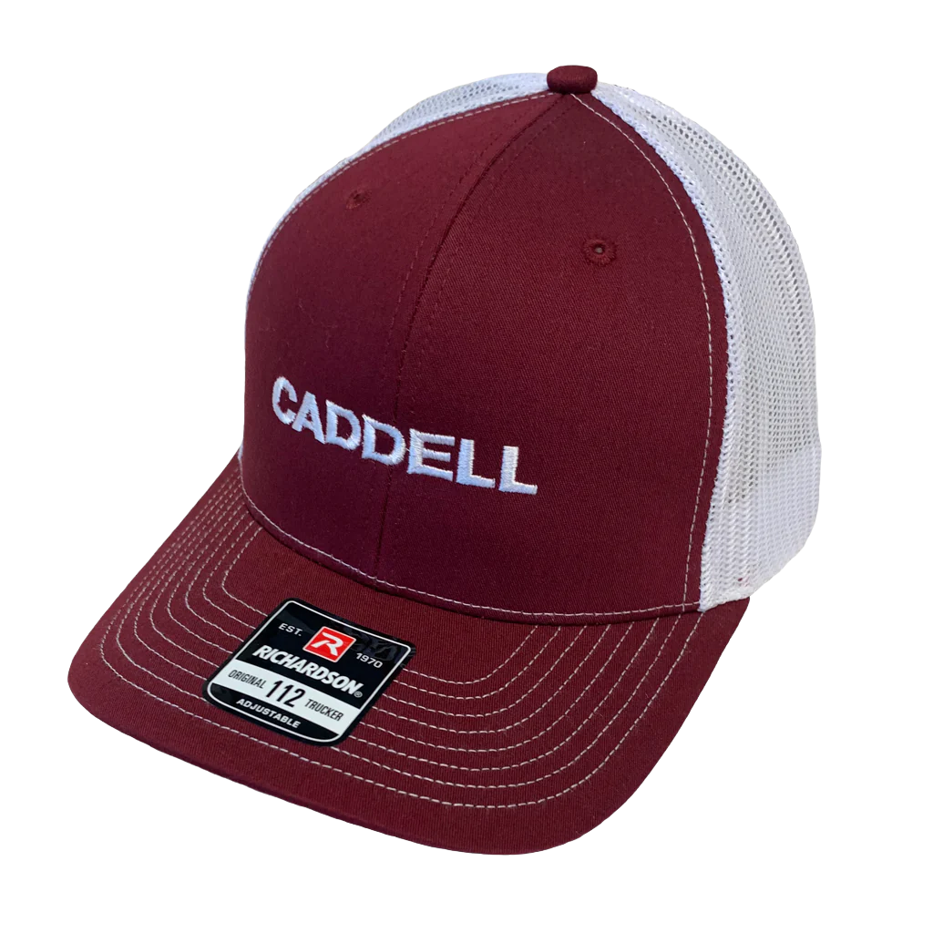Richardson 112 Trucker Hat Cardinal/White